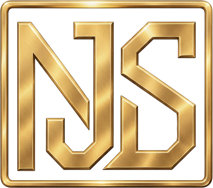 NS — Nina Jussayin logo